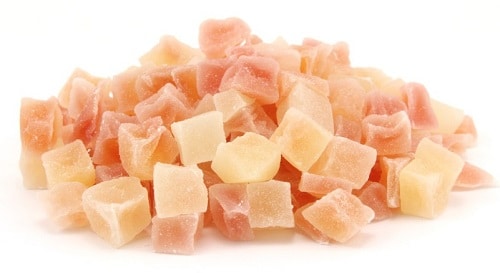 Dried Diced Papaya